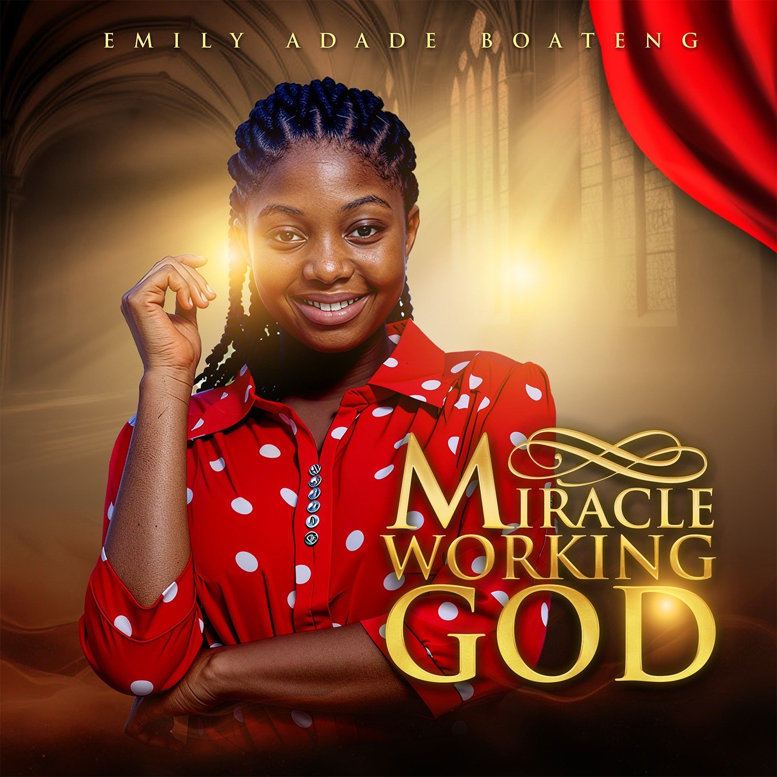Album cover: Miracle Working God by Emily Adade Boateng